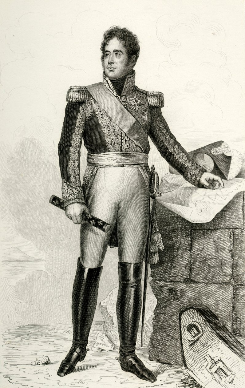 Jacques Lauriston, 1804, 1839. tekijältä Julien Leopold Boilly
