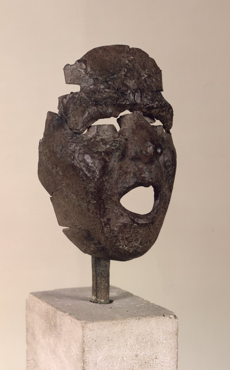 Screaming Montserrat Mask, n. 1938-39 (rauta) tekijältä Julio Gonzalez