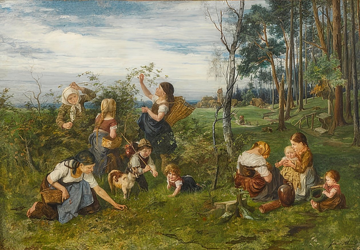Vadelmissa. 1876 tekijältä Julius Adam