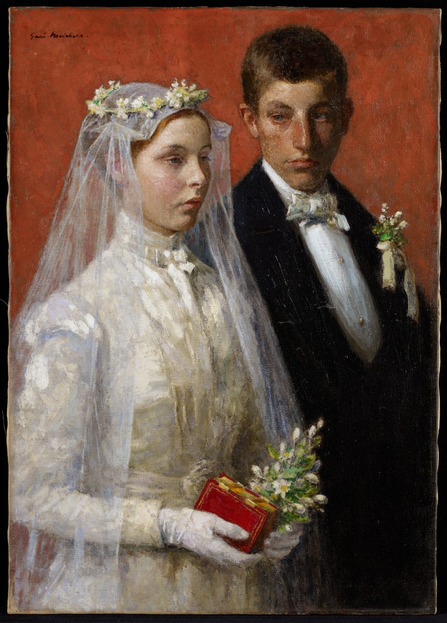 Avioliitto, 1893 tekijältä Julius Gari Melchers