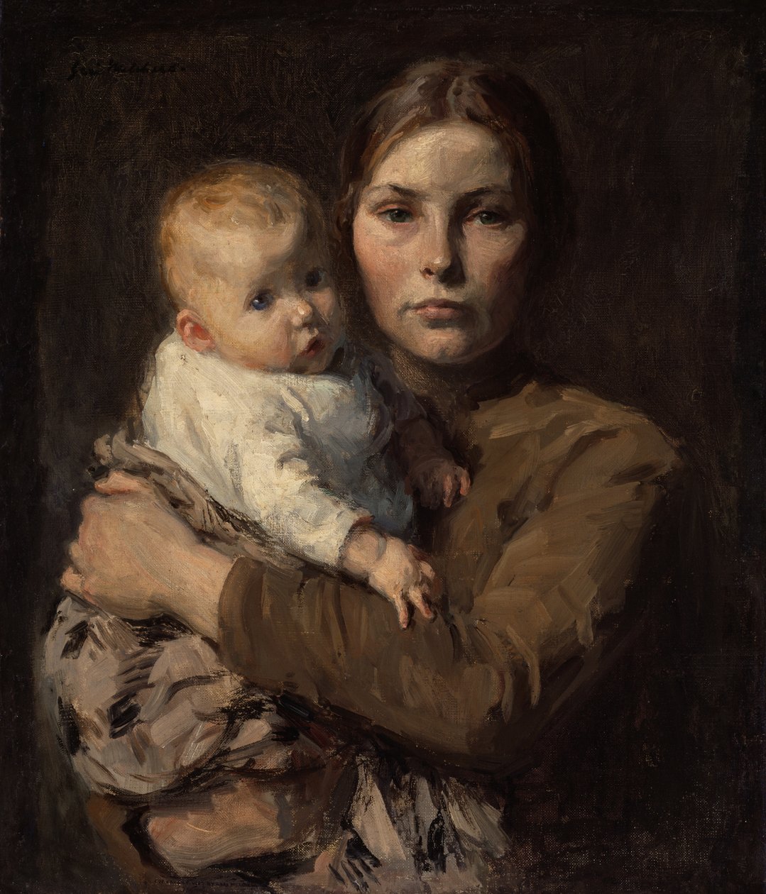 Äiti ja lapsi tekijältä Julius Gari Melchers