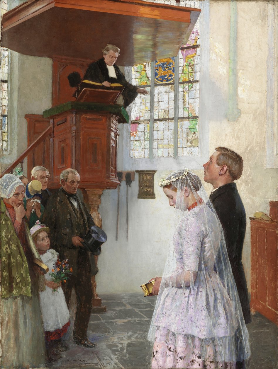 Häät, noin 1900 tekijältä Julius Gari Melchers
