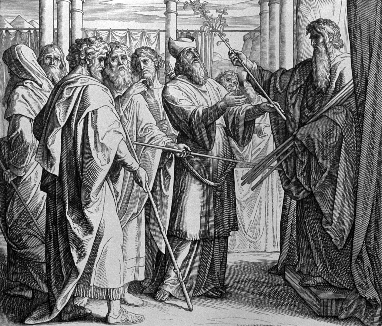 Aaronin partaalla tekijältä Julius Schnorr von Carolsfeld