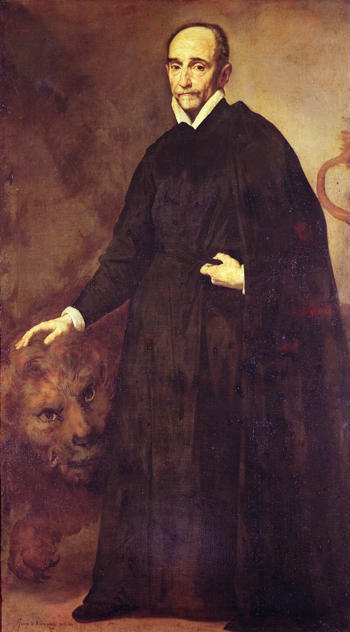 Lähetyssaarnaajan muotokuva tekijältä Jusepe de Ribera