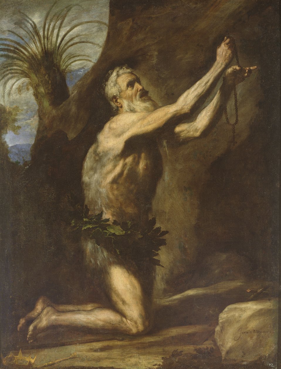 Pyhä Onufrius tekijältä Jusepe de Ribera