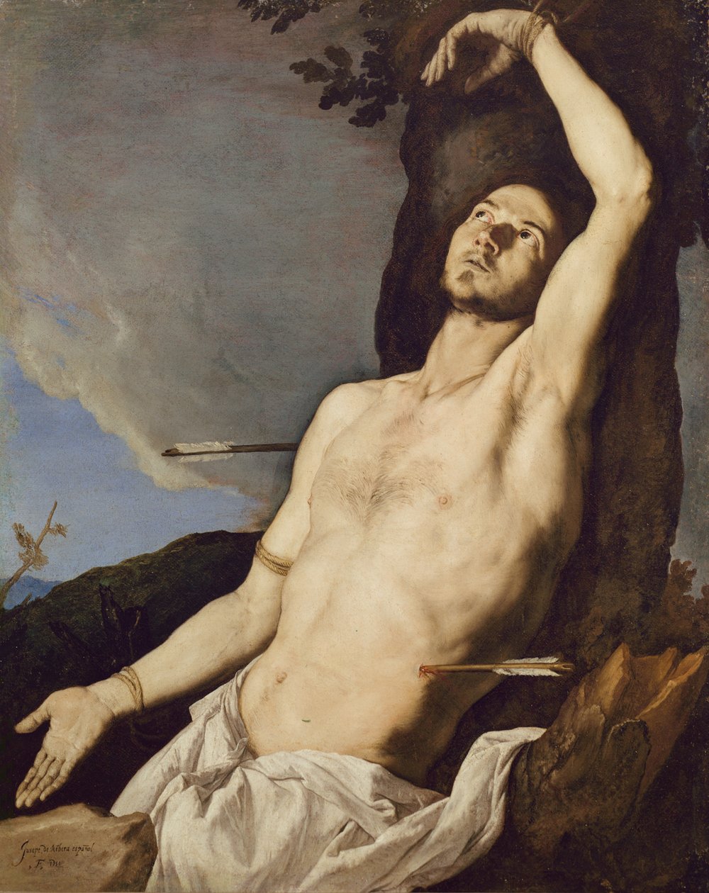 Pyhä Sebastian tekijältä Jusepe de Ribera
