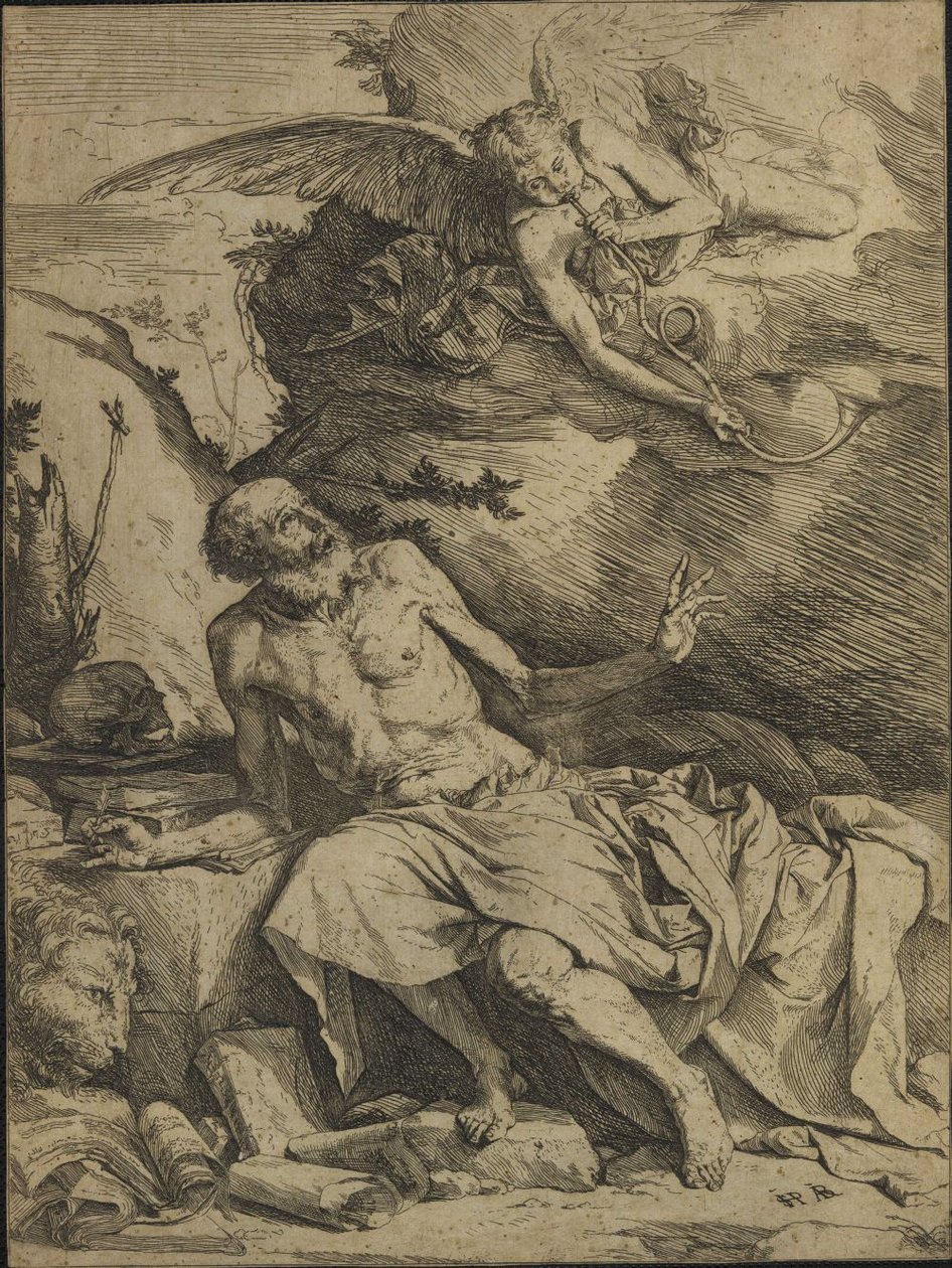 Pyhä Jerome tekijältä Jusepe de Ribera