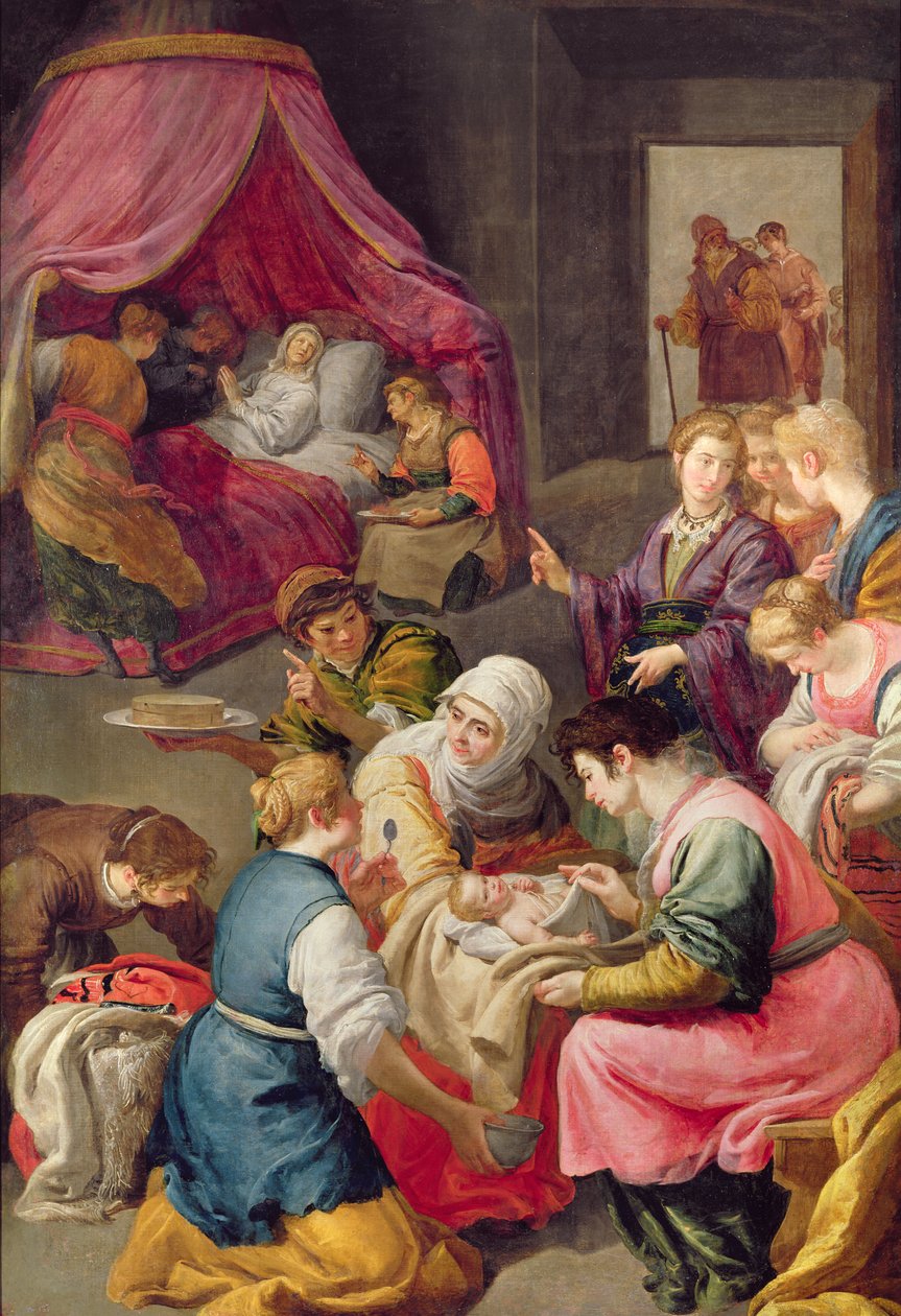 Neitsyen syntymä, 1640 tekijältä Jusepe or Jose Leonardo