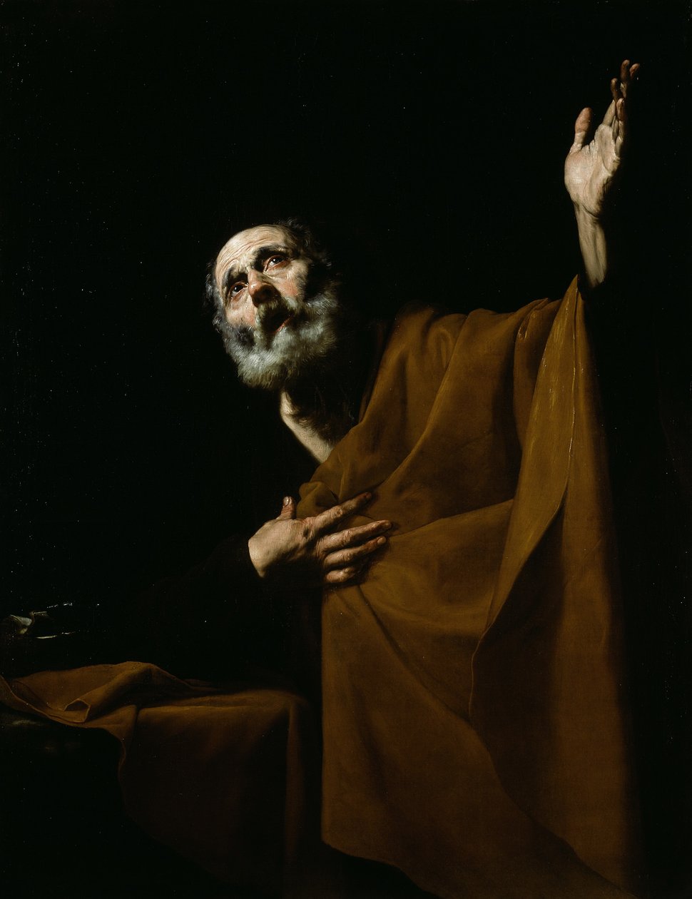 Katuva pyhä Pietari tekijältä Jusepe de (1591 1652) Ribera