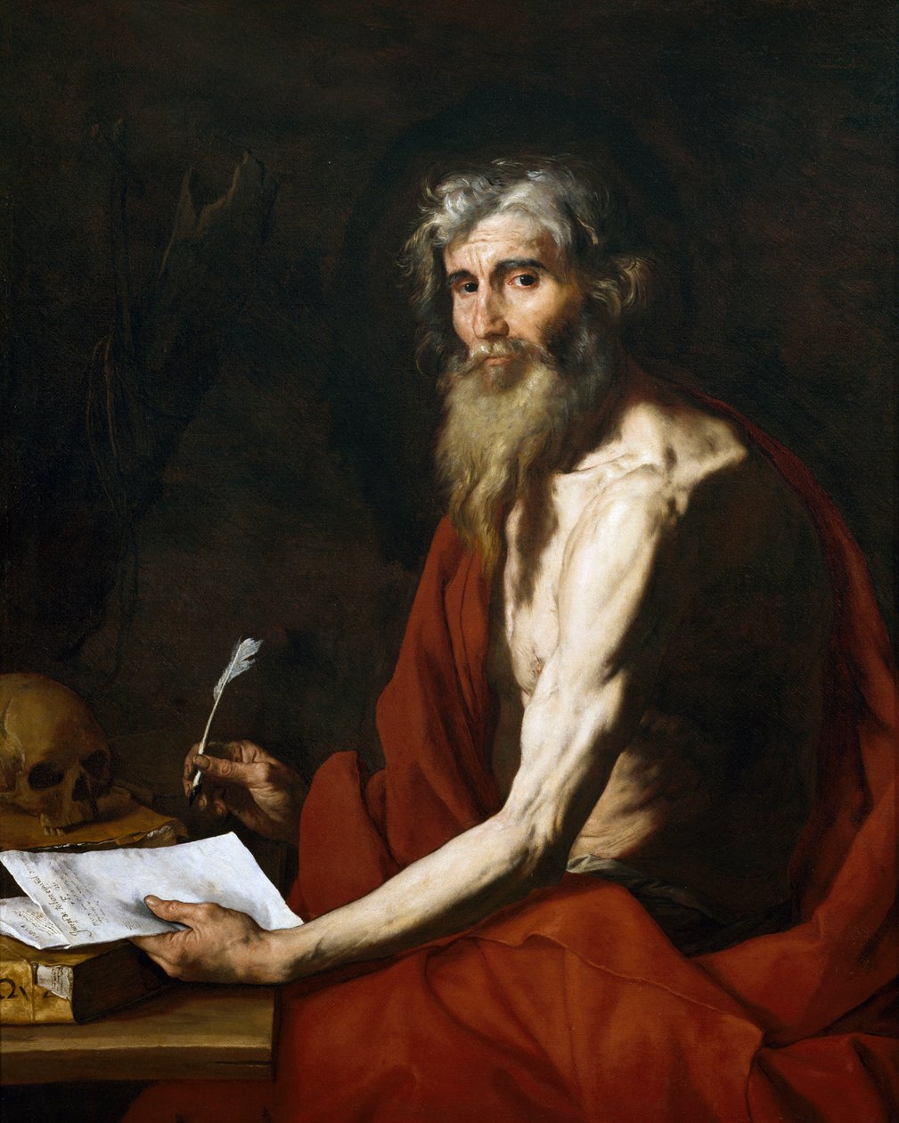 Pyhä Hieronymus tekijältä Jusepe de Ribera