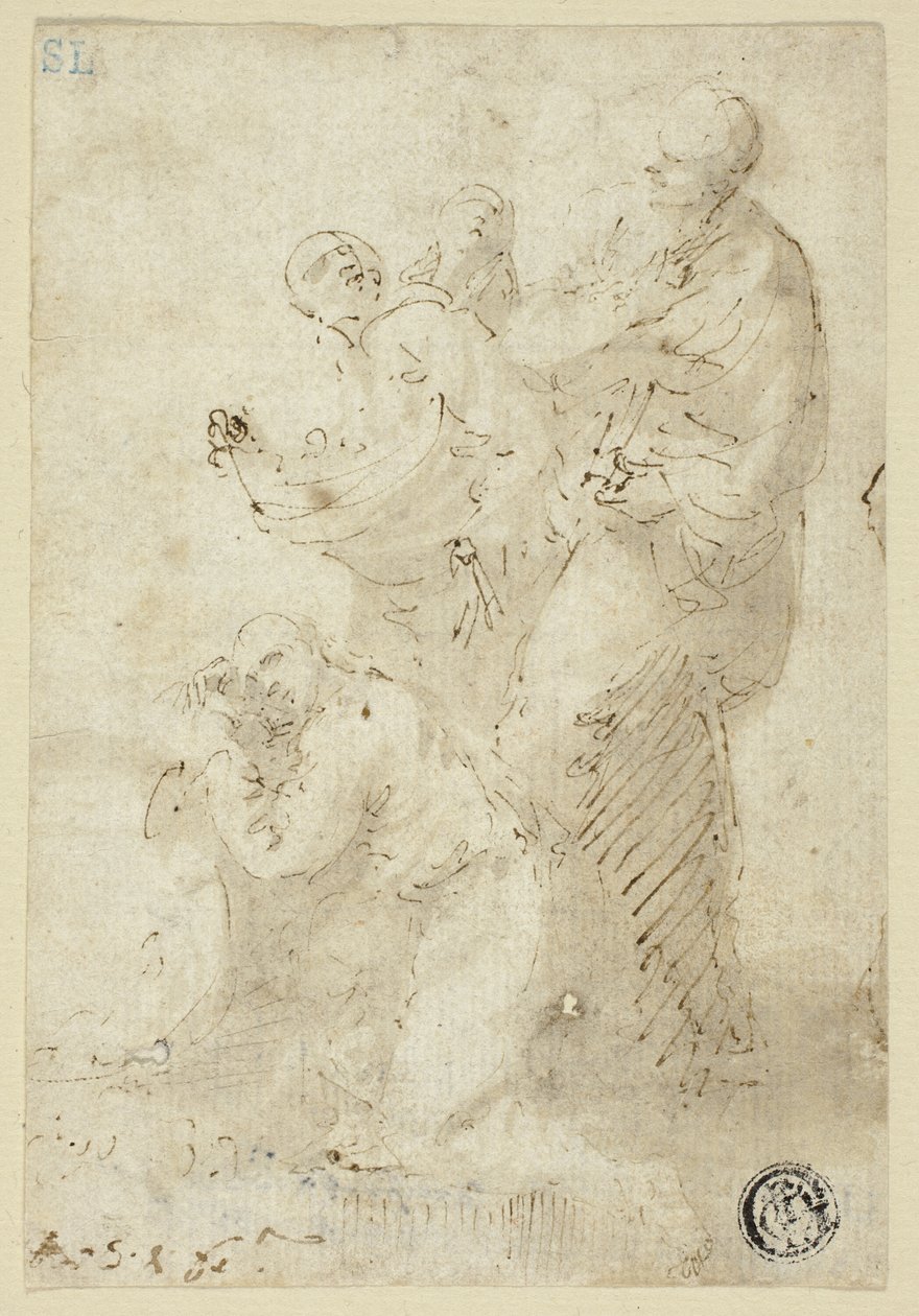 Figuurien ryhmä tekijältä Jusepe de Ribera