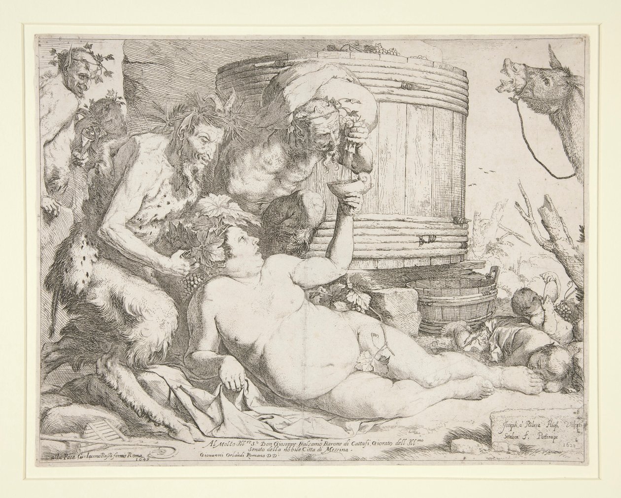 Bacchanal (Drunken Silenus) tekijältä Jusepe de Ribera