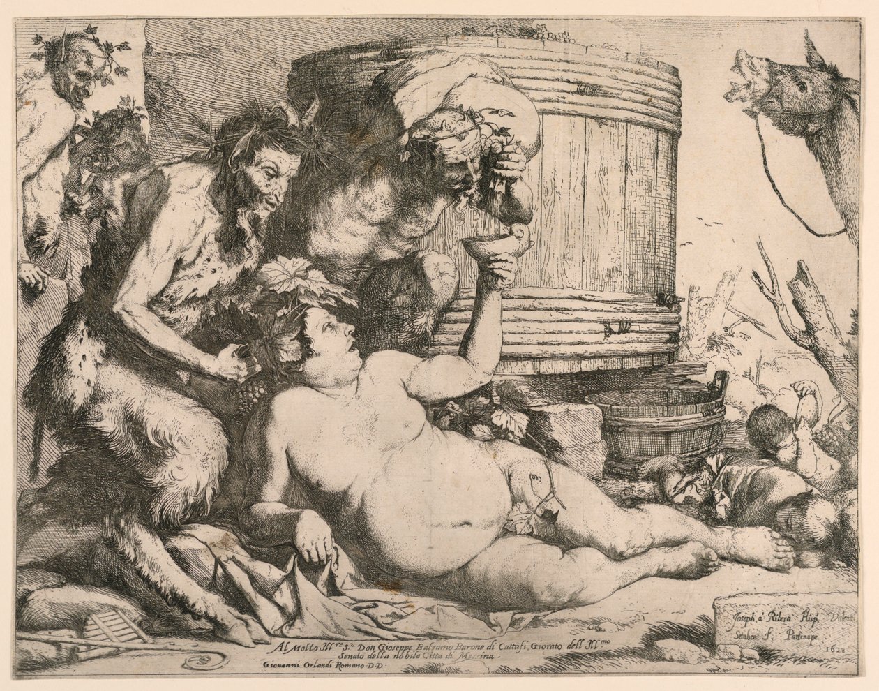 Humalainen Silenus tekijältä Jusepe de Ribera