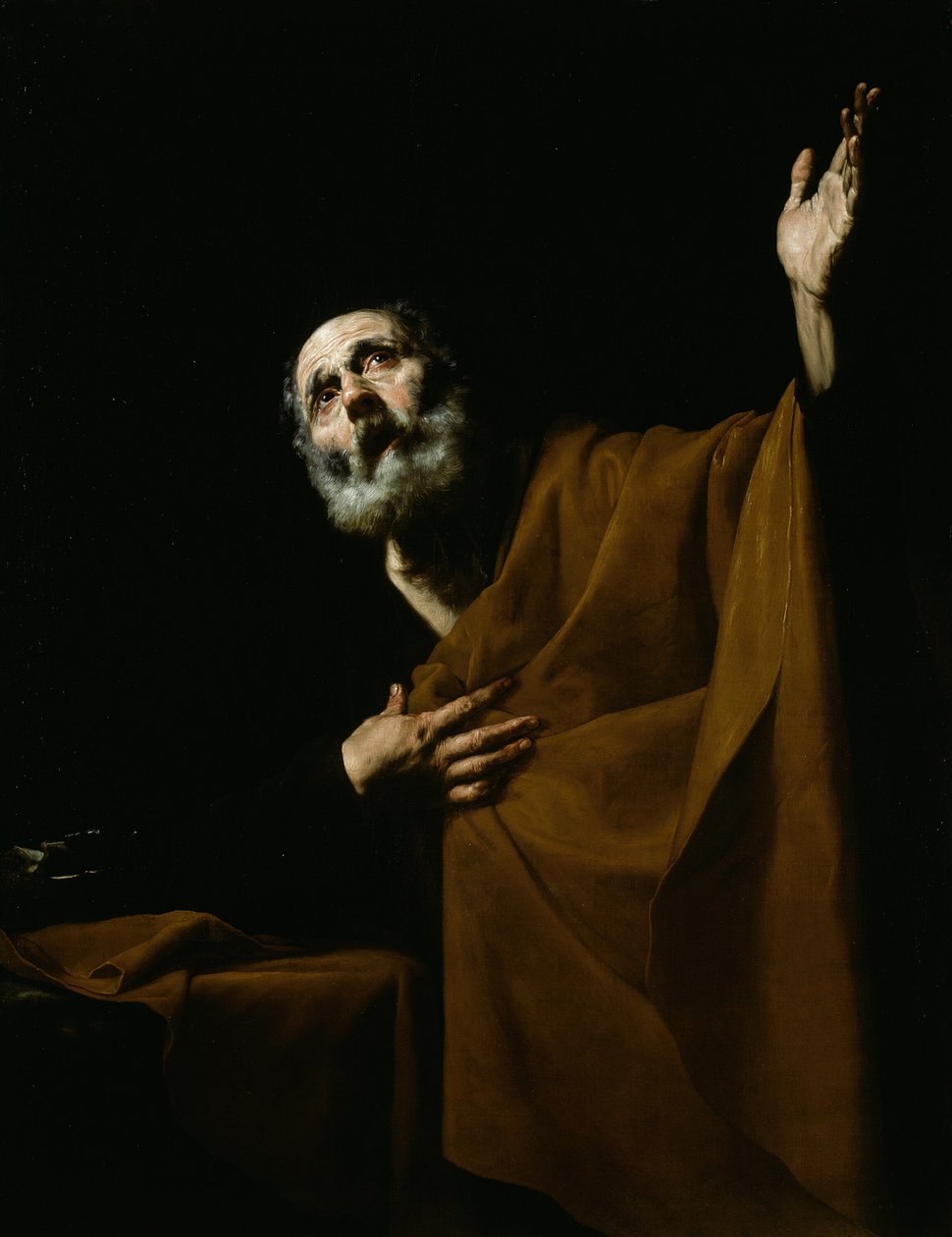 Katuva pyhä Pietari, 162832. tekijältä Jusepe de Ribera