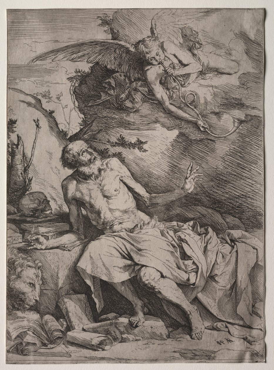 Pyhä Jerome tekijältä Jusepe de Ribera
