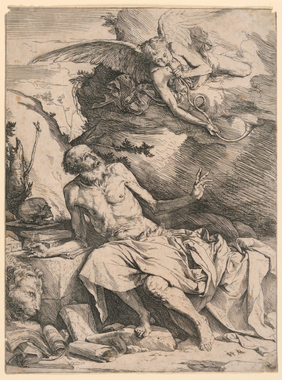 Pyhä Jerome tekijältä Jusepe de Ribera