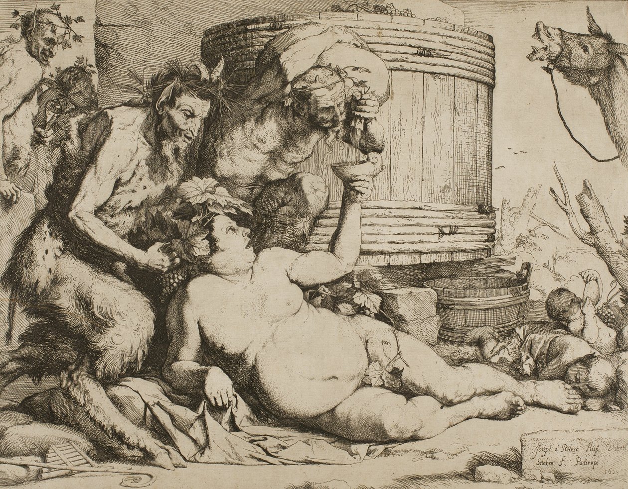Silenus al Wine Vatfinnish tekijältä Jusepe de Ribera