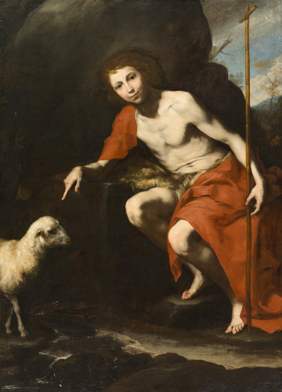 Johannes Kastaja, noin 1624. tekijältä Jusepe de Ribera