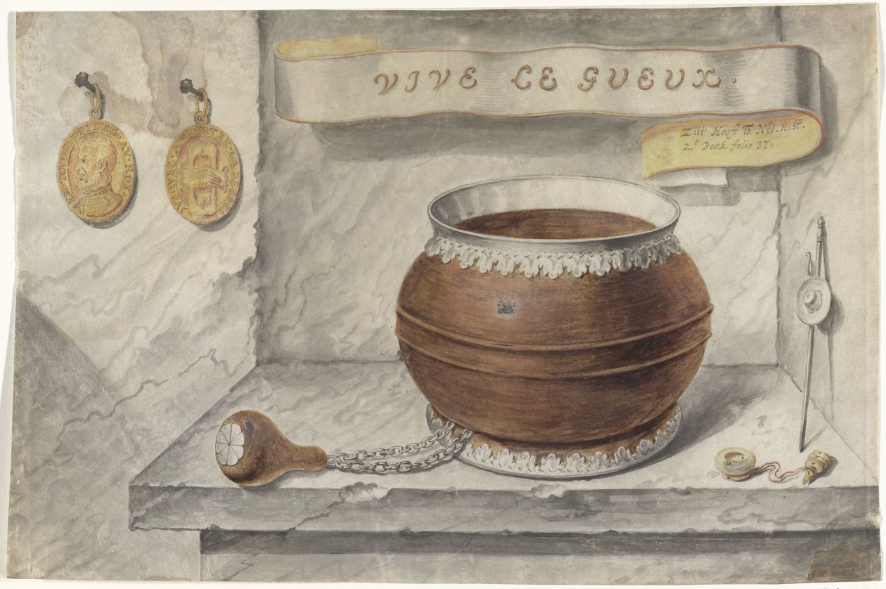 Kerjäläisten kulho tekijältä Justus van Attevelt (attributed to)