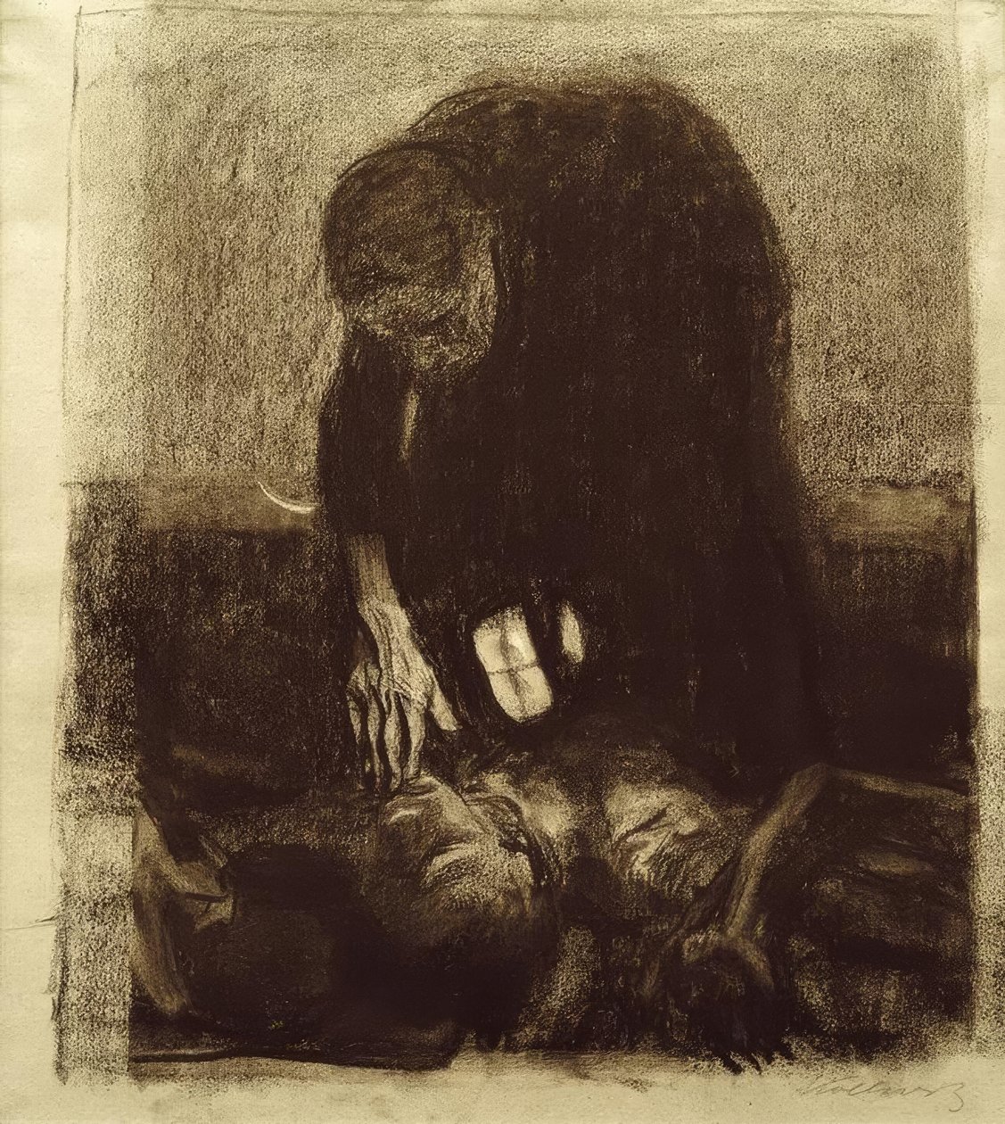 K. Kollwitz, Schlachtfeld tekijältä Käthe Kollwitz