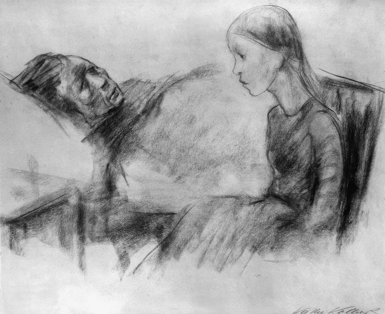 Sairas äiti tekijältä Käthe Kollwitz