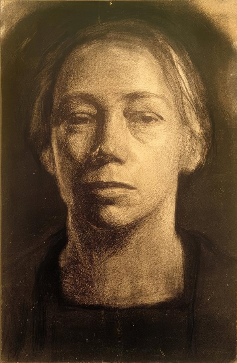 Käthe Kollwitz, omakuva 1904 tekijältä Käthe Kollwitz