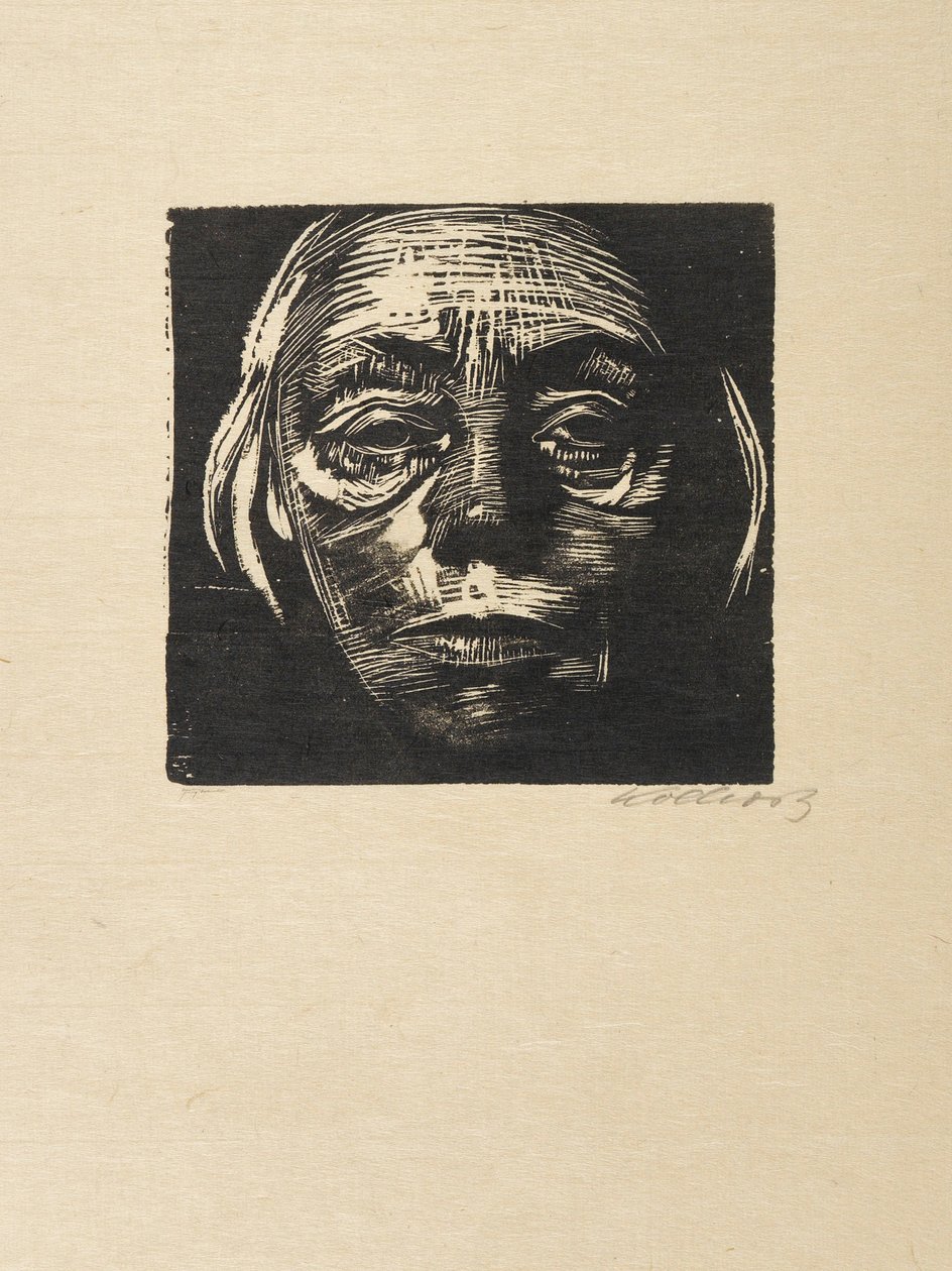 Omakuva, 1923. tekijältä Käthe Kollwitz