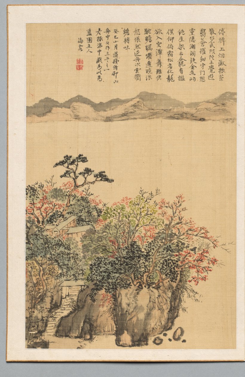 Maisema, 1833. tekijältä Kaioku Nukina