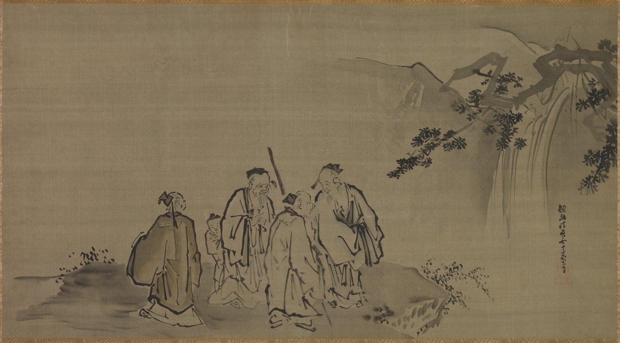Kiinan viisaat, 1600-luku. tekijältä Kanō Tan’yū