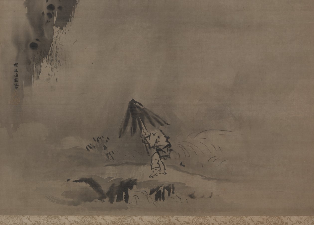 Iltasuihku, 1600-luku. tekijältä Kanō Tan’yū