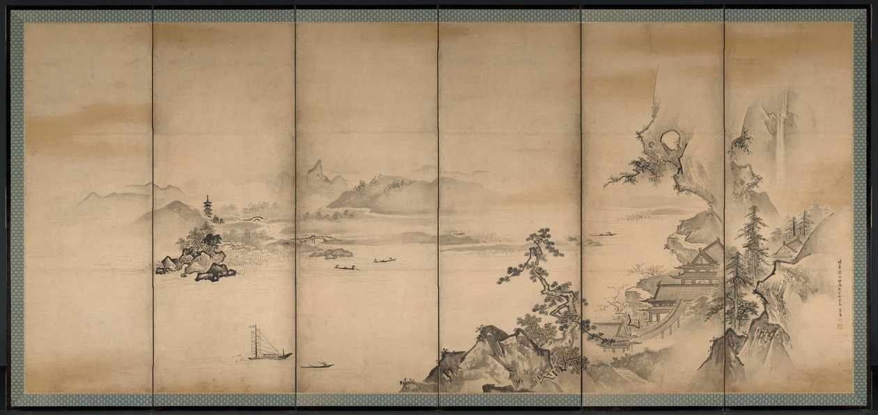 Neljä vuodenaikaa, 1668. tekijältä Kanō Tan’yū