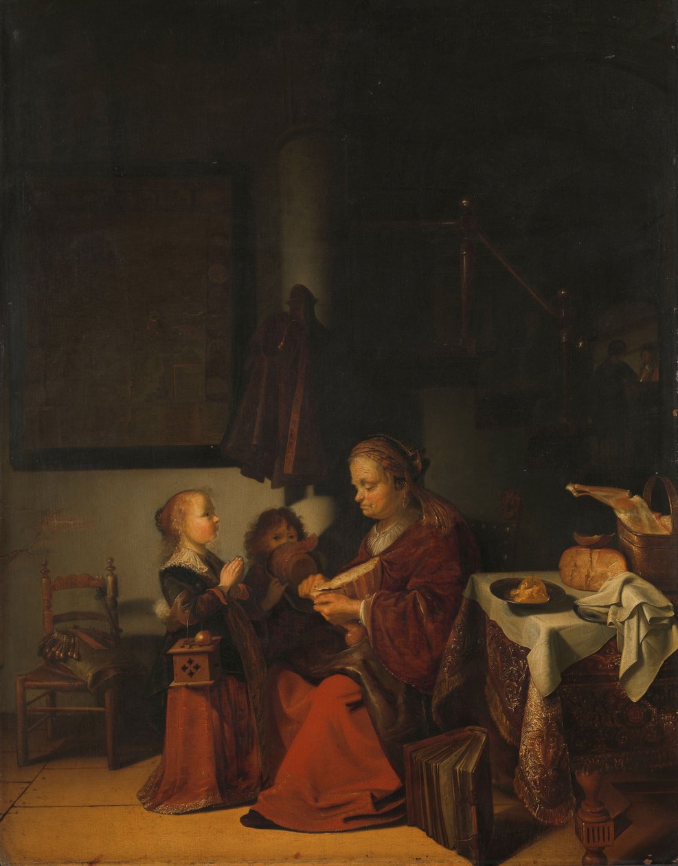 Aamiainen, 1640-54 tekijältä Karel Slabbaert