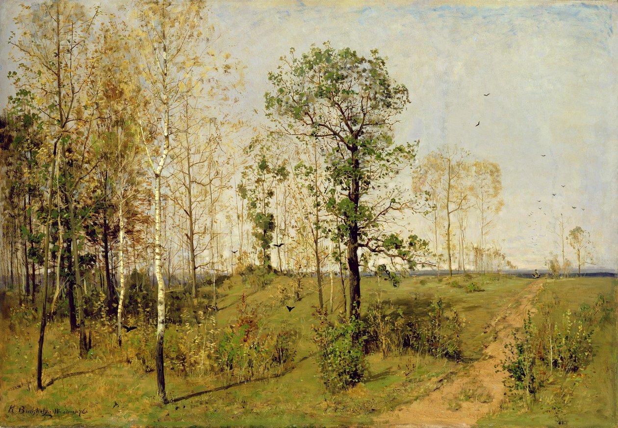 Varhainen kevät Weimarissa, 1876 tekijältä Karl Buchholz