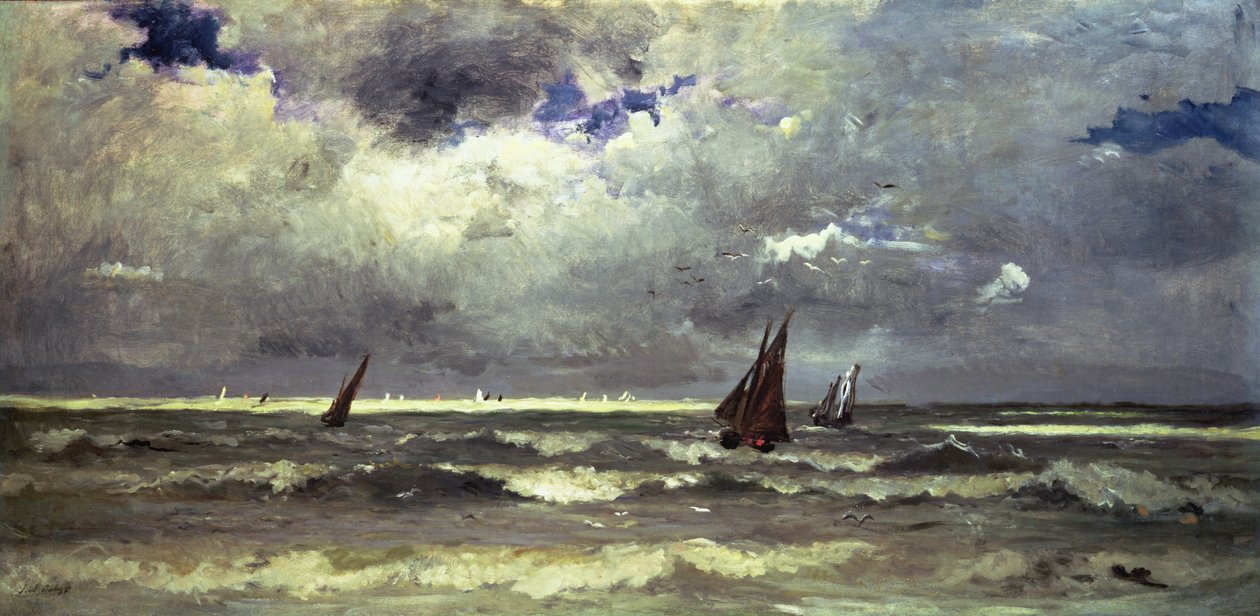 Merimaisema tekijältä Karl Pierre Daubigny