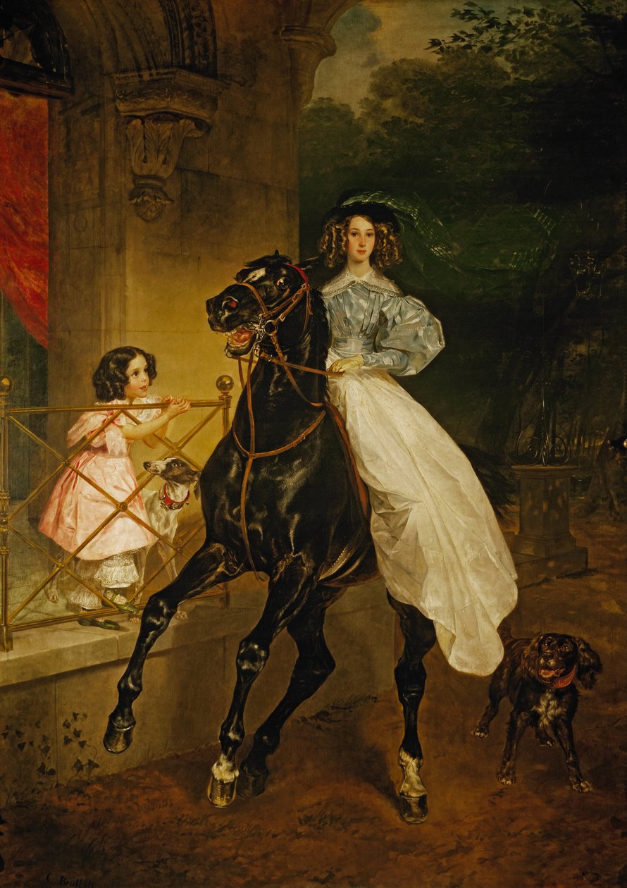Venäjä: "A Rider" A Rider tekijältä Karl Bryullov