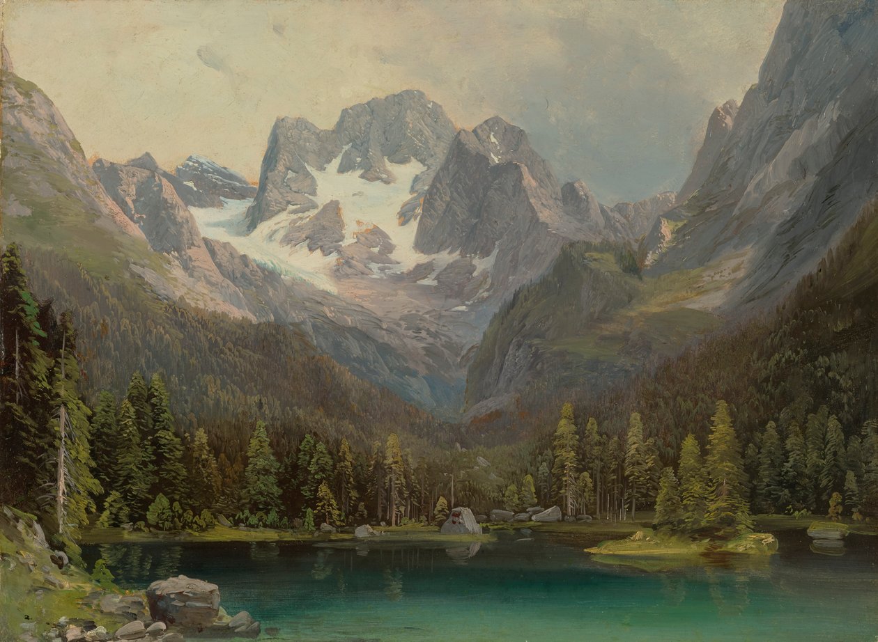 Vorderer Gosausee Dachsteinin kanssa tekijältä Karl Millner