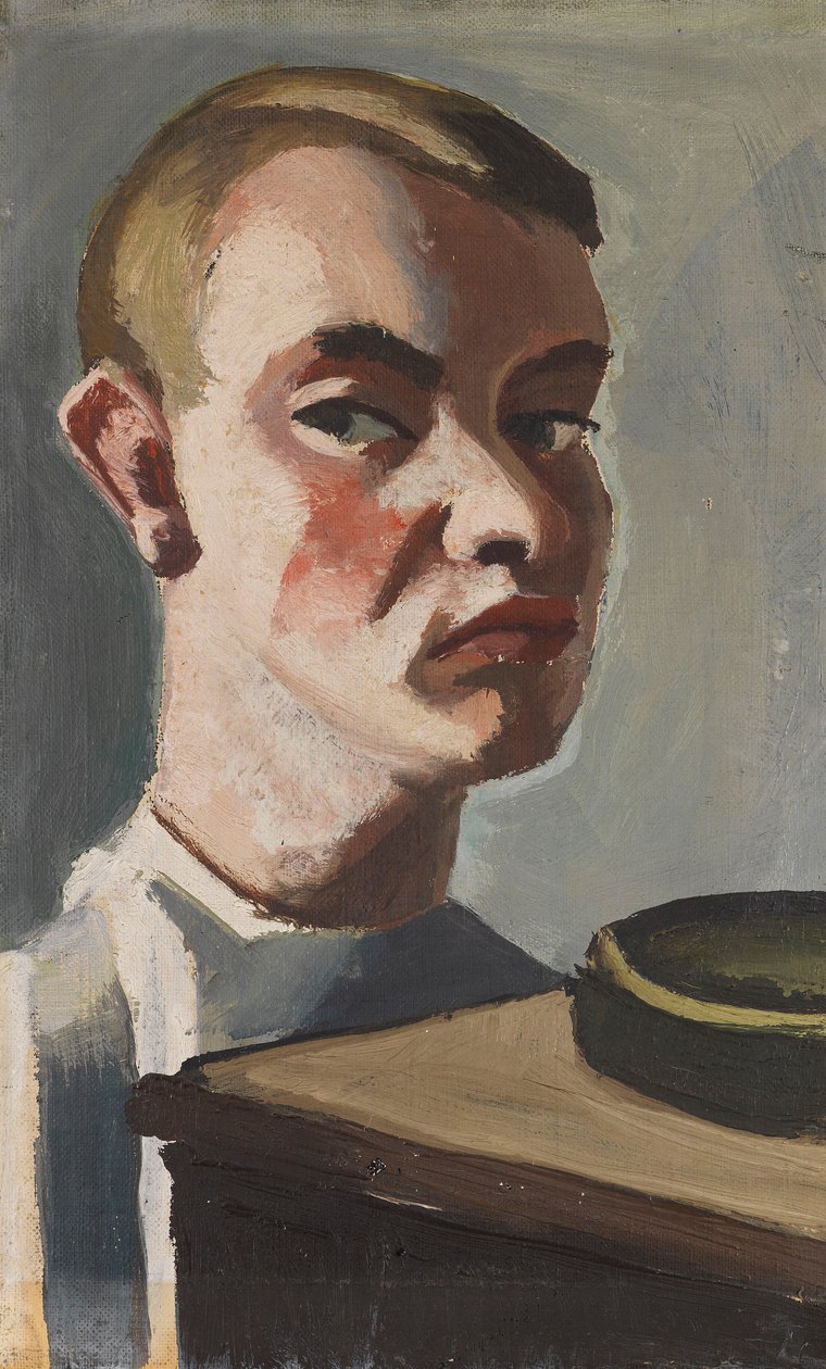Omakuva, c. 1920. tekijältä Karl Tratt