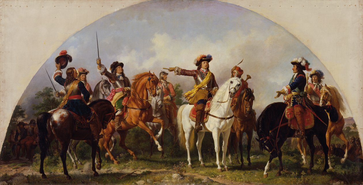 St. Gotthardin taistelu 1664 tekijältä Karl von Blaas
