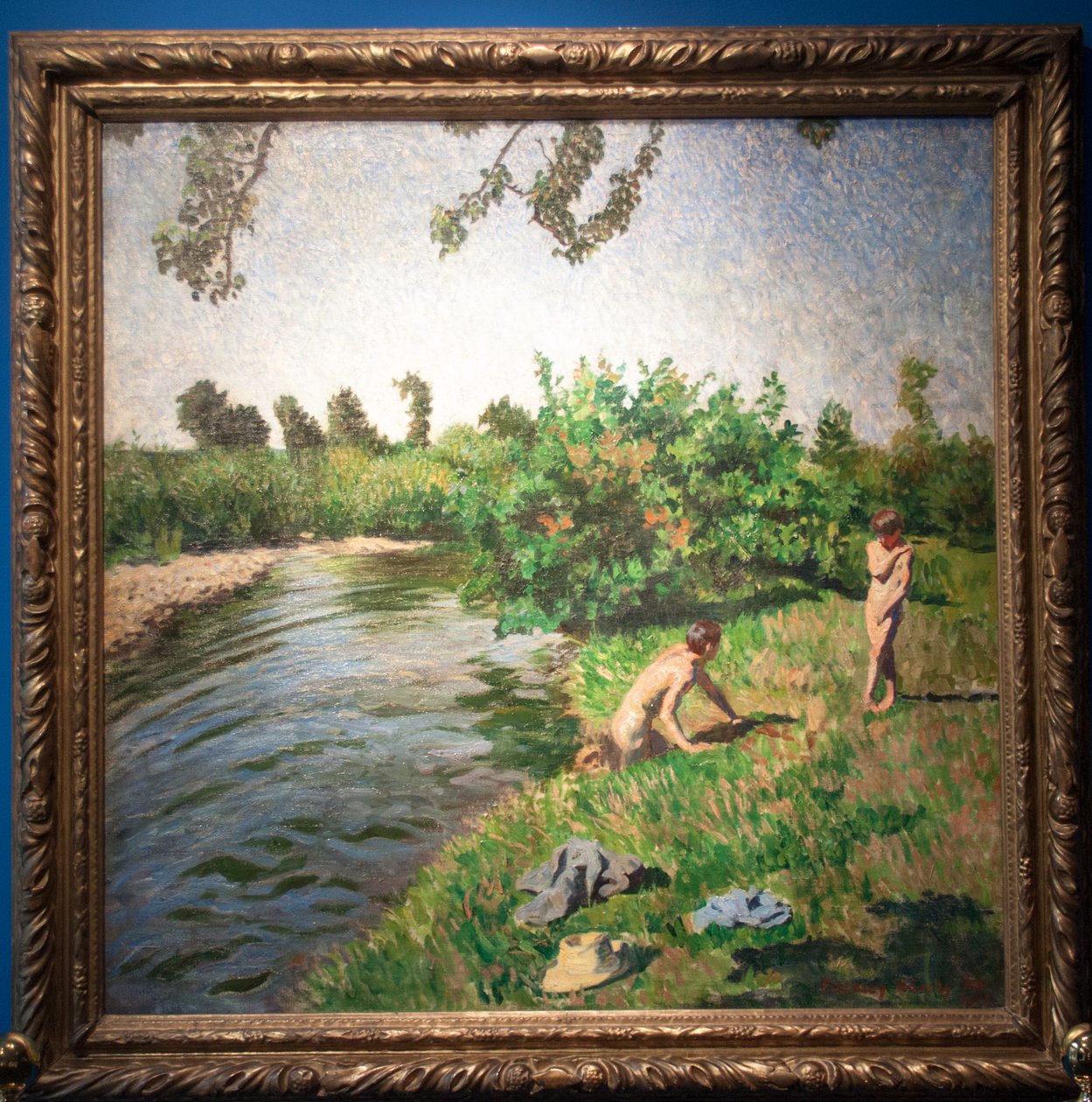 Furdozo fiuknEnglanti: Bathing_boysn tekijältä Károly Ferenczy