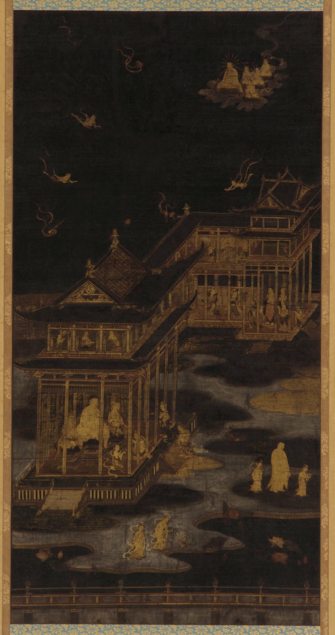 Amida Buddhan paratiisi (Amitabha) tekijältä Kasuga Kaishi
