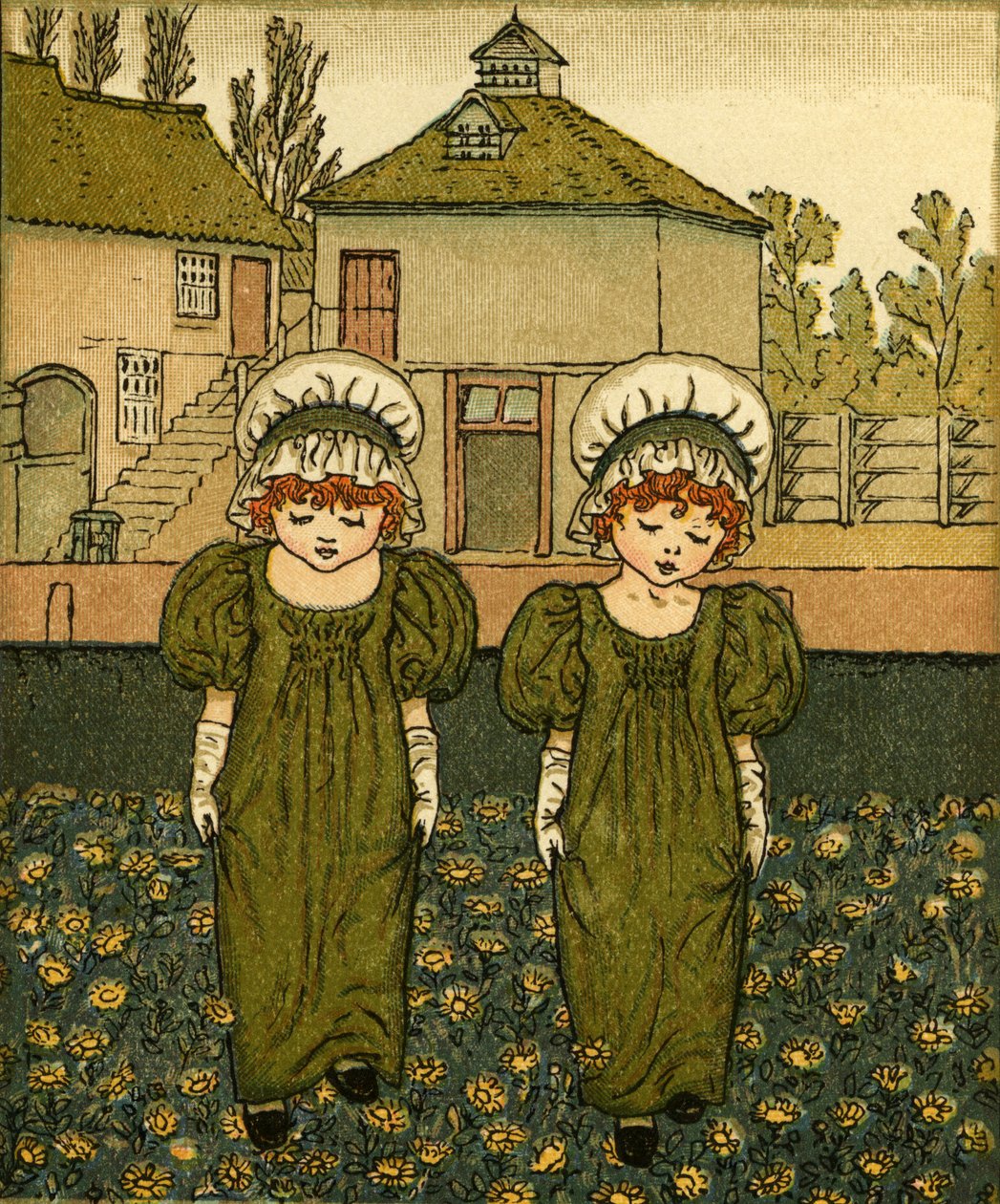 Piirrä ämpäri tekijältä Kate Greenaway