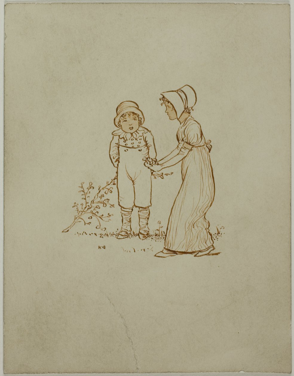 Pikku Poika ja Tyttö tekijältä Kate Greenaway