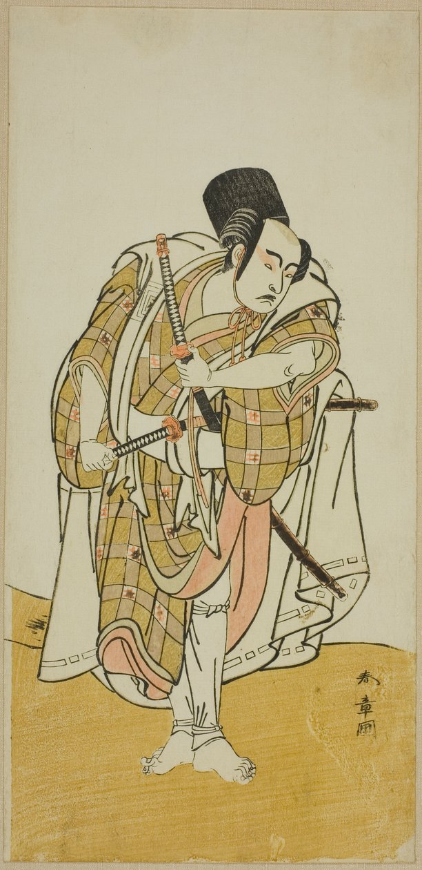 Näyttelijä Ichikawa Yaozo II (?) tekijältä Katsukawa Shunsho