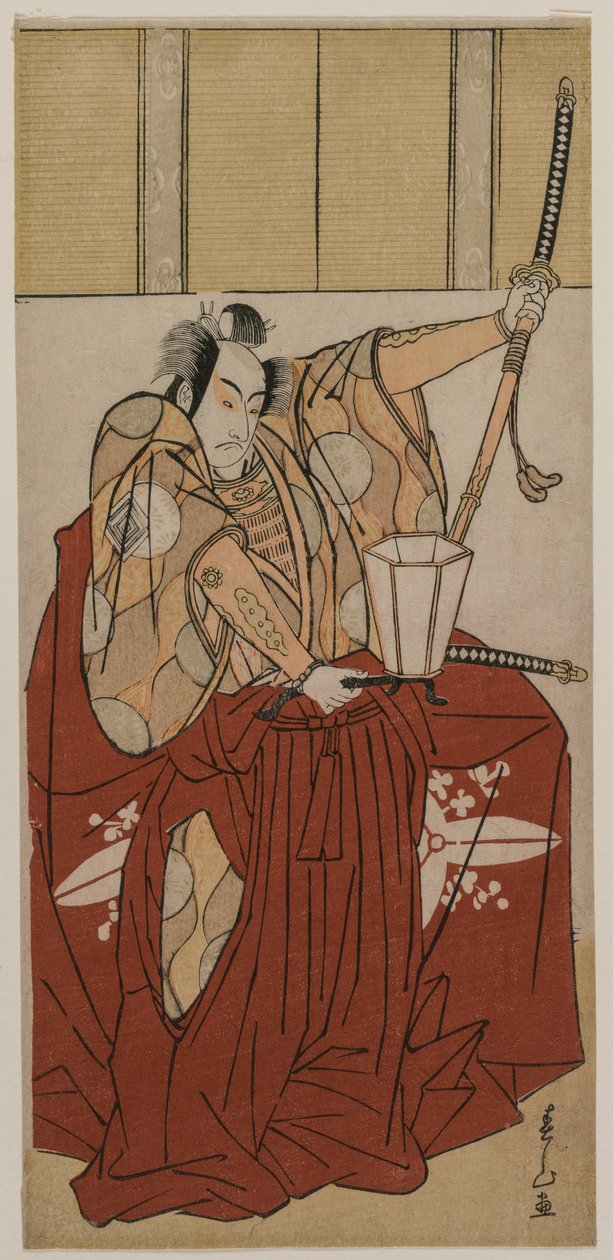 Ichikawa Monnosuke I As Urabe no Suetake tekijältä Katsukawa Shunzan