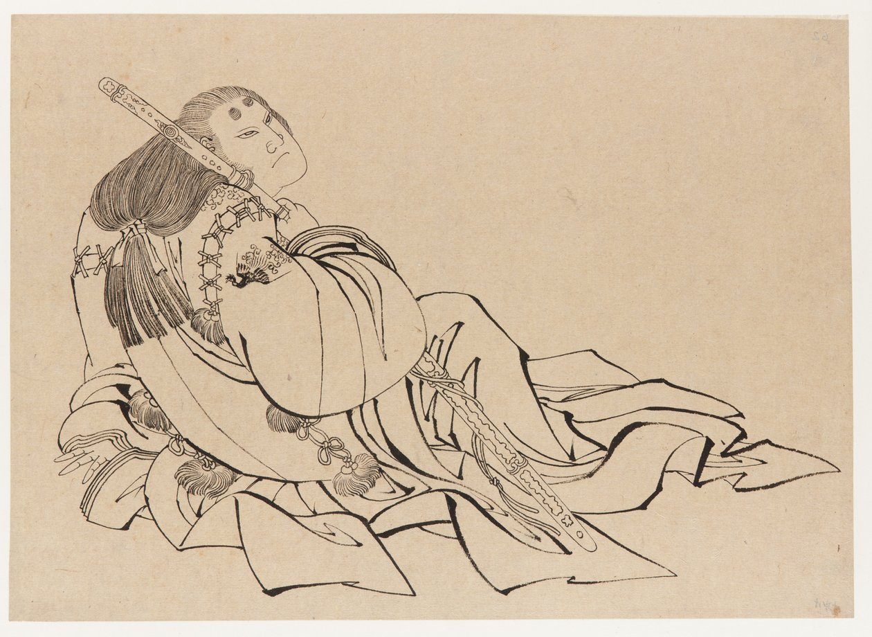 Hovimies, 1700-luvun loppu - 1800-luvun alku. tekijältä Katsushika Hokusai