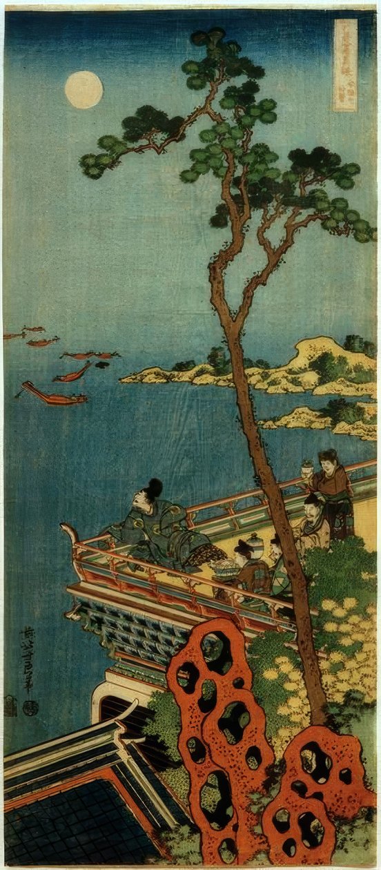 Abe no Nakamaro tekijältä Katsushika Hokusai