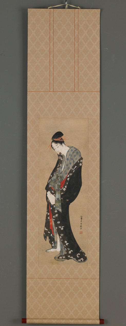 Courtesaani, Edo-kausi, n. 1796-1798. tekijältä Katsushika Hokusai
