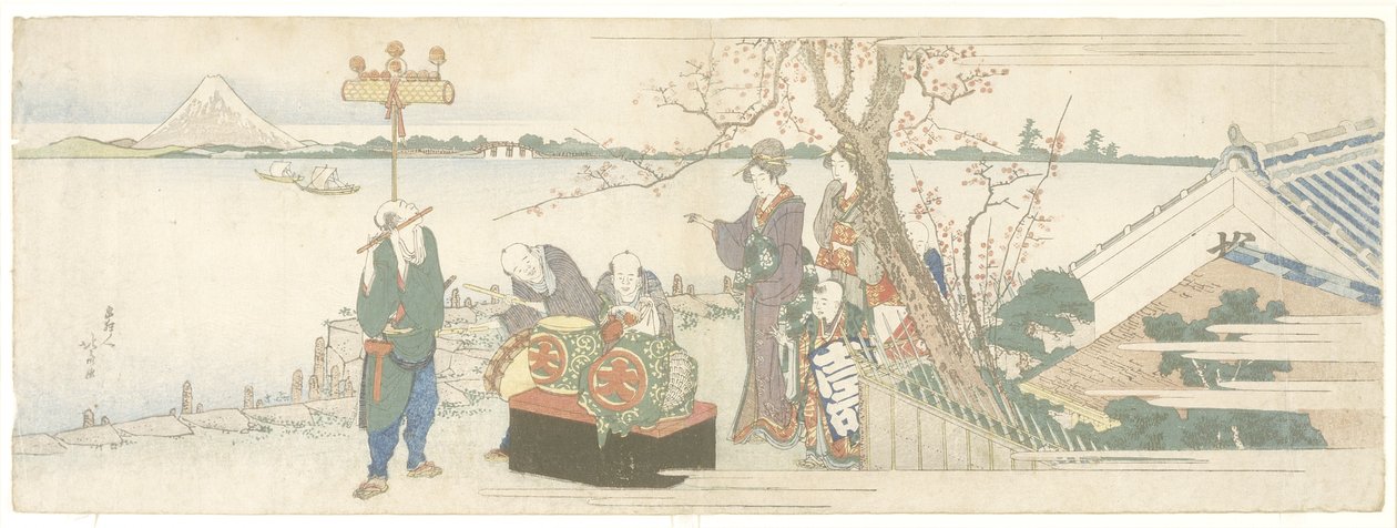 Daikagura Performe rs, 1801-1805 tekijältä Katsushika Hokusai