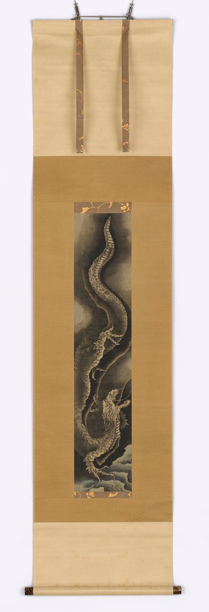 Laskeutuva lohikäärme, 1700-luvun loppu - 1800-luvun alku. tekijältä Katsushika Hokusai