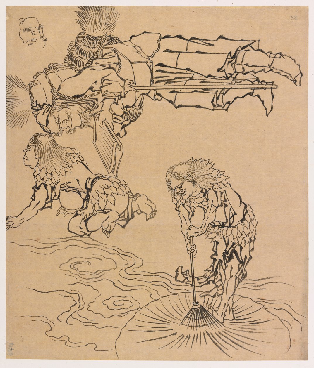 Legendaariset olennot, 1700-luvun loppu - 1800-luvun alku. tekijältä Katsushika Hokusai